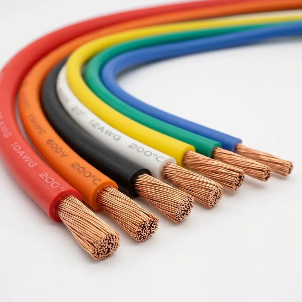 Câble Silicone 1M 12-28 AWG | Fil Haute Température 200°C